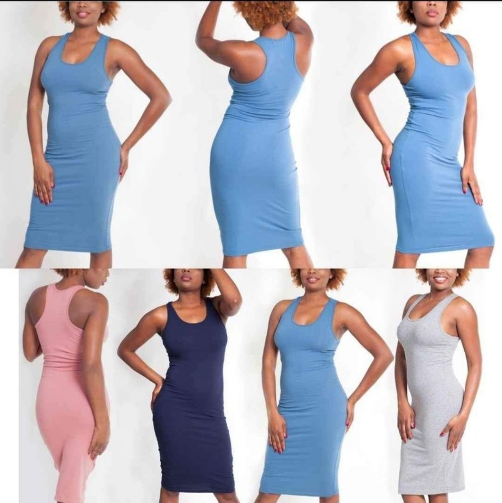 Active Basic Racerback casual dress
